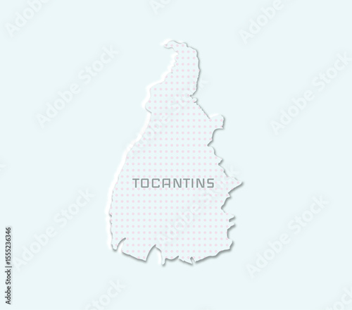 Natural Wonders of Tocantins 🌊🏜️ Neumorphic map of Palmas and the breathtaking Jalapão. Perfect for travel, nature, or adventure-themed projects!