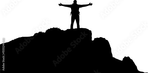 silhouette climber
