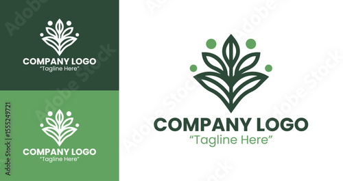 Simple and Elegant Logo Design for Strong Branding and Professional Identity in Green Color