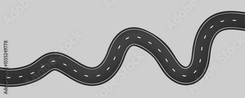 Roadway location infographic template. Vector EPS10