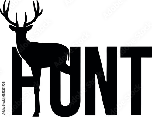 deer silhouette vector