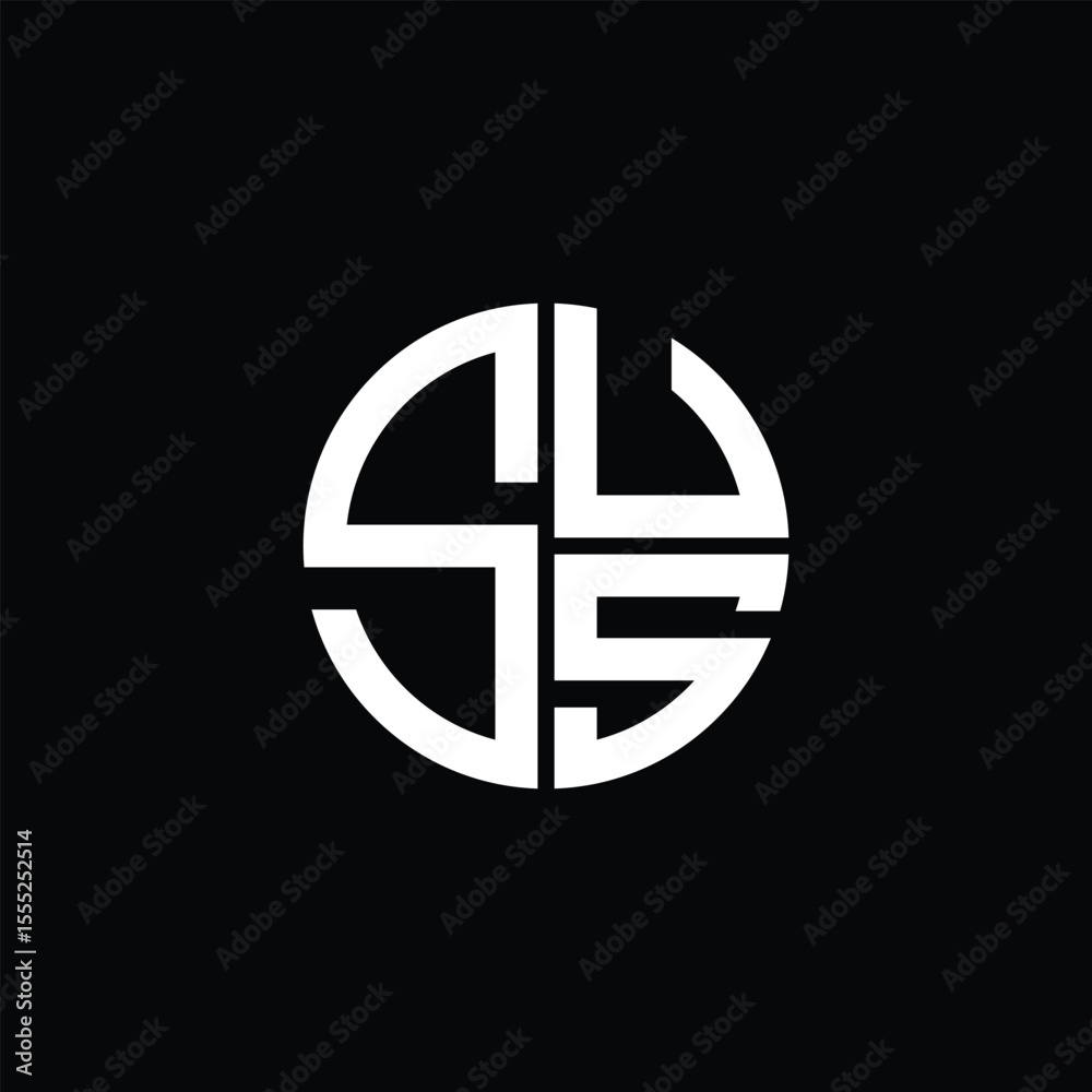 SUS logo SUS icon SUS monogram SUS letter minimalist Circle flat Unique modern abstract logo design. SUS logo SUS icon SUS monogram SUS letter minimalist Circle flat Unique modern abstract logo design.