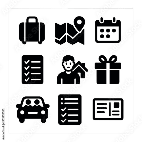 Financial Analysis Icons. Outline icon set of fundamental analysis: company building, balance sheet, income