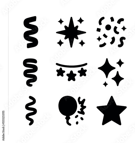 Hiring Pipeline Icons. Solid, filled icons set of hiring pipeline: stages icon, tracking board, progress bar,