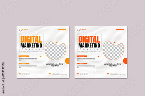 A stylish and eye-catching social media template designed for digital marketing campaigns. Perfect for promoting online services, SEO, brand awareness, and marketing agencies. This modern layout is id