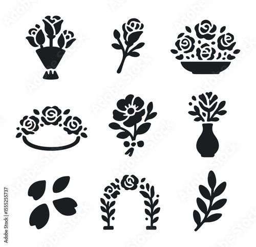 Product Development Icons. Solid, filled icons set of product development sprint: roadmap icon, agile board,