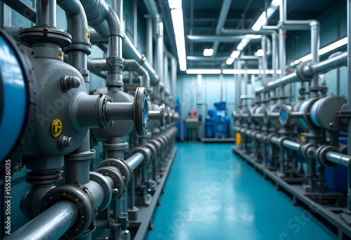 Reverse Osmosis Pump Station – Industrial Water Treatment Facility with Advanced Technology

