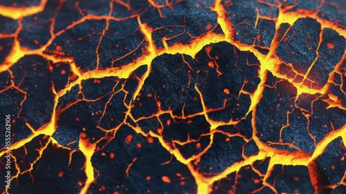 Molten Lava Flow Texture