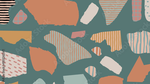 Abstract collage stone background