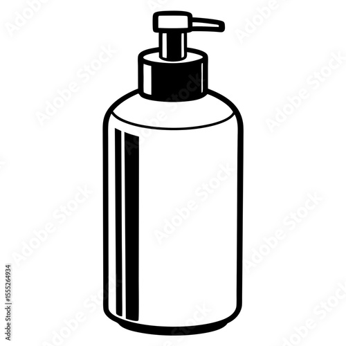 set of cosmetic bottles