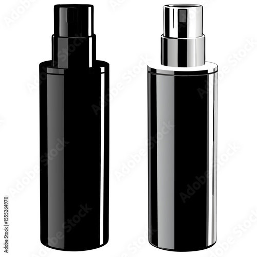 perfume bottle isolated on white