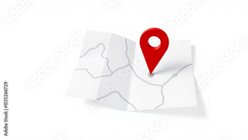 Free Download Map with red location pin on white background   - GFXLoad