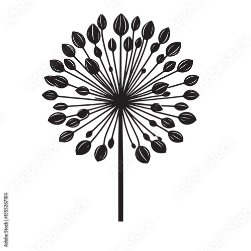 Allium Flower SVG