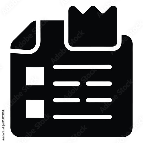 vector icon of a hand with a folder