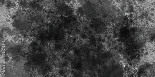 Abstract watercolor texture overlay design to create grungy vintage effect of grey and black distressed pattern background, black and white art texture artistic paper textures on stylish design.