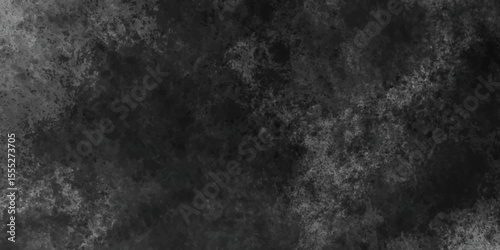 Abstract watercolor texture overlay design to create grungy vintage effect of grey and black distressed pattern background, black and white art texture artistic paper textures on stylish design.