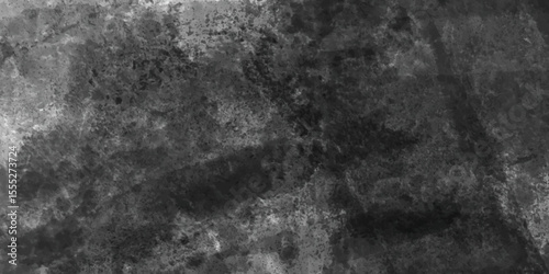 Abstract watercolor texture overlay design to create grungy vintage effect of grey and black distressed pattern background, black and white art texture artistic paper textures on stylish design.