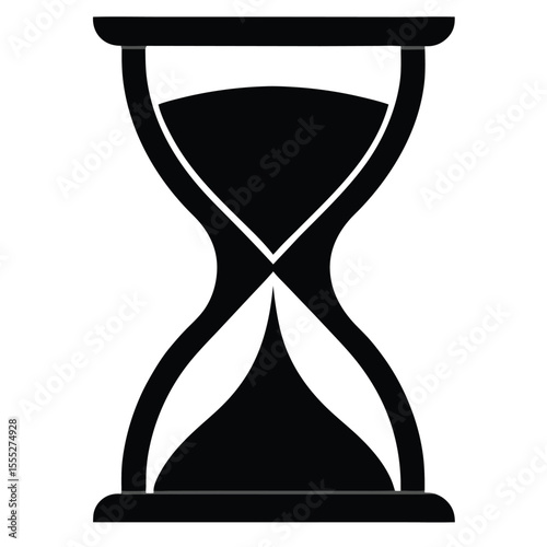 hourglass vector illustration