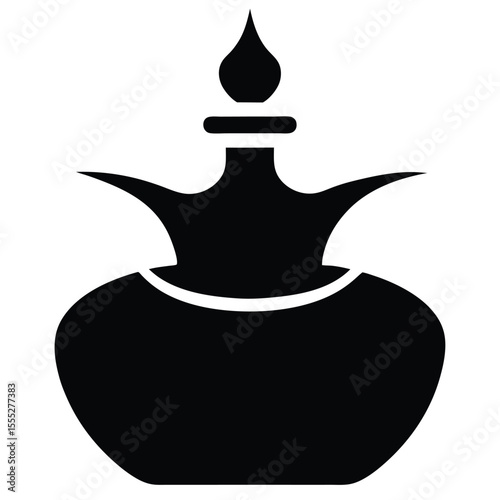 oil lamp icon, genie lamp vector, aladdin lamp silhouette, antique oil lamp clipart, vintage lamp symbol, magic lamp icon, fairytale lamp outline

