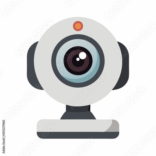 Simple illustration of a computer webcam