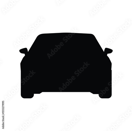 Car icon vector, Black car icon, Auto Car 