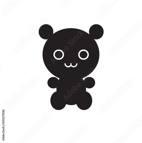 Teddy Bear Icon, Bear vector, cartoon icon