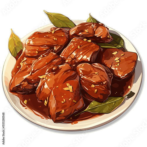 Filipino Chicken Adobo with Rich Garlic Soy Glaze
