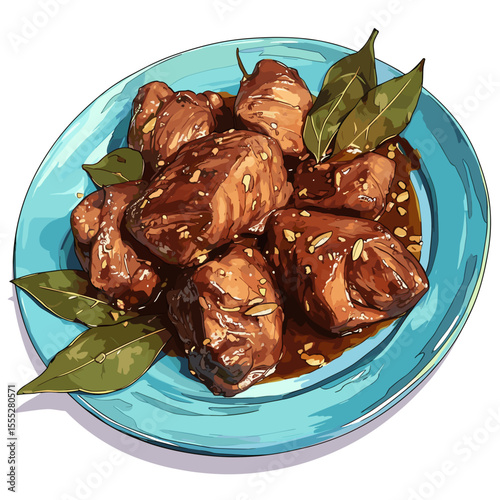 Filipino Chicken Adobo with Rich Garlic Soy Glaze