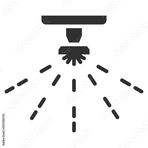 Sprinkler Icon Single Vector Collection 