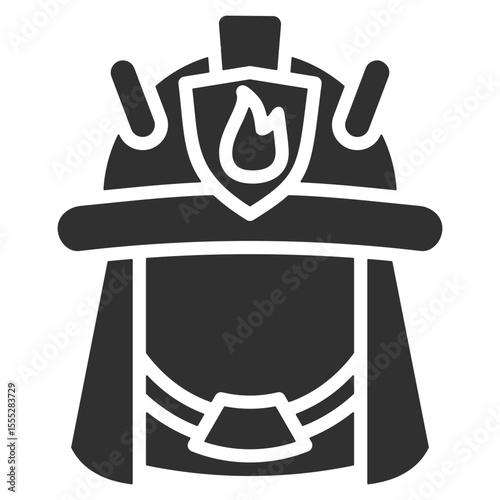 Helmet Icon Single Vector Collection 