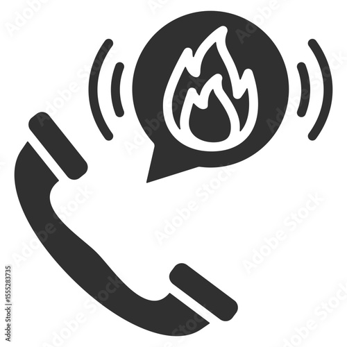 Emergency Call Icon Single Vector Collection 