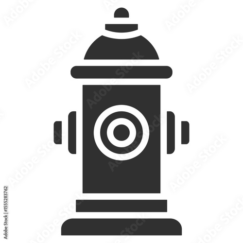 Fire Hydrant Icon Single Vector Collection 