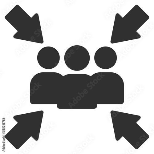 Assembly Point Icon Single Vector Collection 