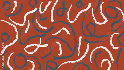 Red scribble abstract background