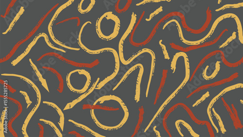 Charcoal yellow red background