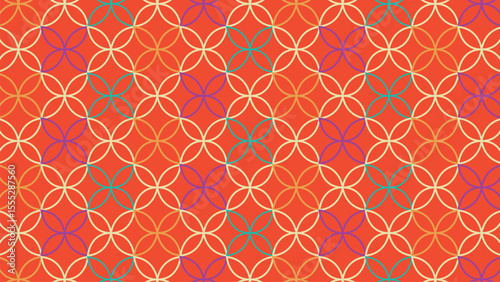 Decorative retro motif background