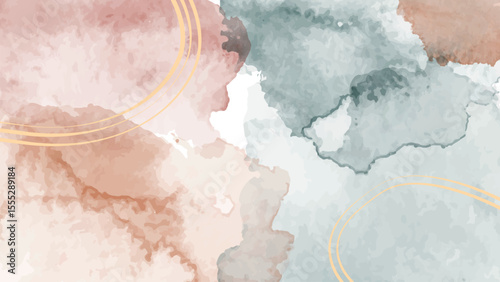 Pastel watercolor art background