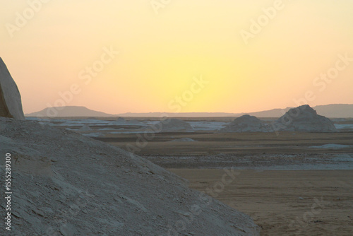 Sunrise in the White Desert