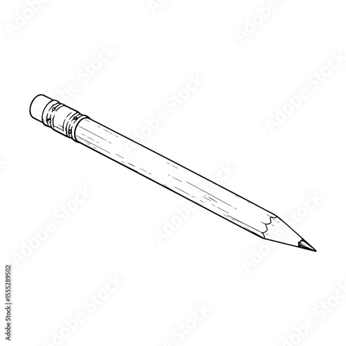 pencil isolated on white
