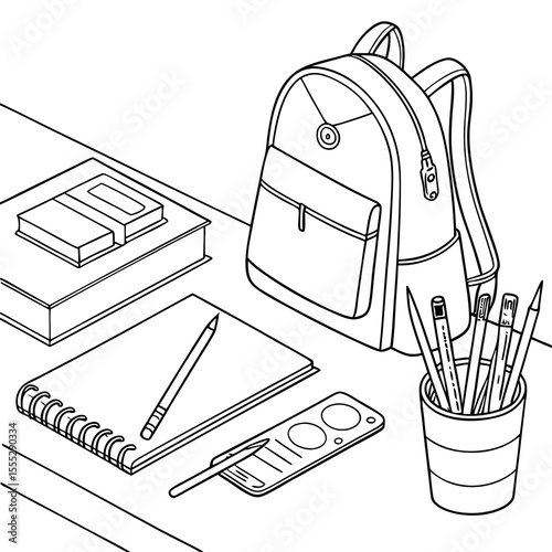 school stationery set