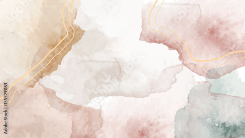 Minimal watercolor soft background
