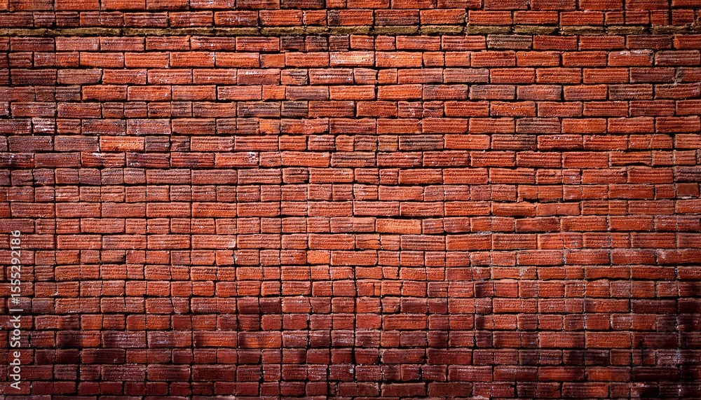 Naklejka premium rustic red brick wall texture background for design projects