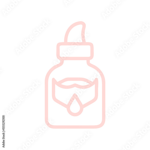 Beard oil care for men. bottle with drop symbolizing nourishment and grooming for beard enhancement, promoting healthy and well-groomed appearance