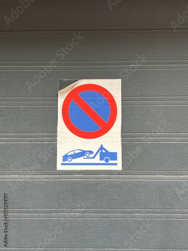 No parking sign