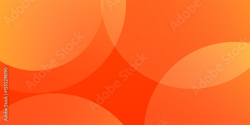 Abstract minimal background with orange color. Dynamic shapes composition. Eps10