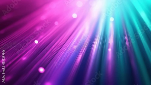 Abstract light streaks with vibrant pink and cyan colors