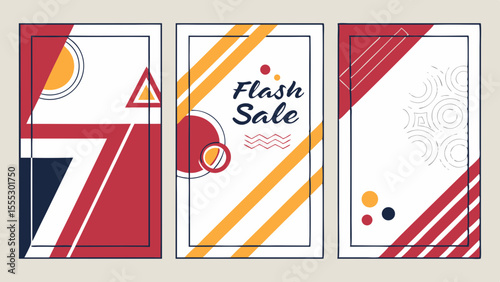 Flash Sale Vector Posts With Layered Image Area