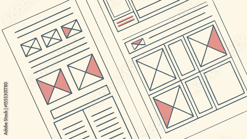 Modern Cream Colored Grid Layouts With Subtle Sha