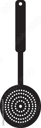 Silhouette kitchen Perforated spoon for Fry