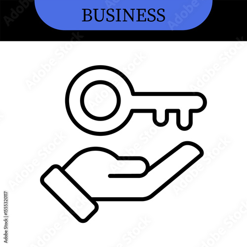 Business People Line Editable Icons set. Vector illustration in modern thin line style of business related icons: research, meeting, business communication, male and female avatars, team structure